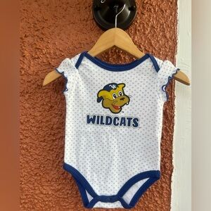University of Kentucky Wildcats Onesie Baby Girl Polka Dot Size 3-6 Months